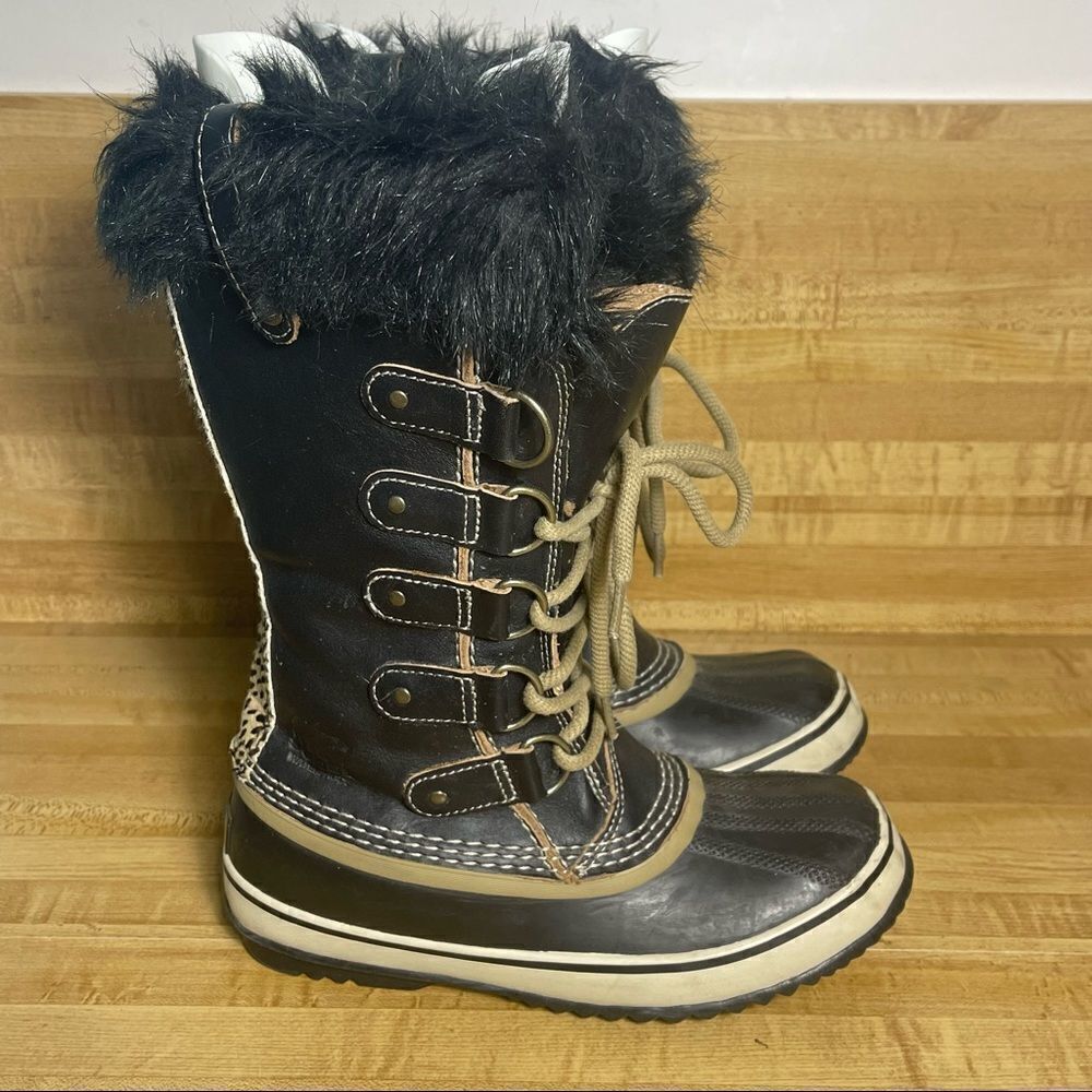 Sorel‎ Joan Of Arctic Women's 7.5 Winter Boot Limited Edition Leopard LL5216-010